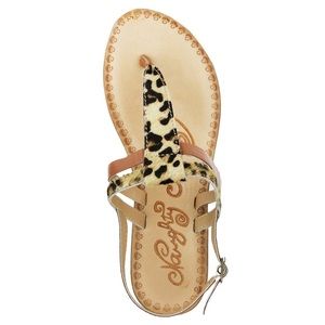 Leopard Strap Sandal
